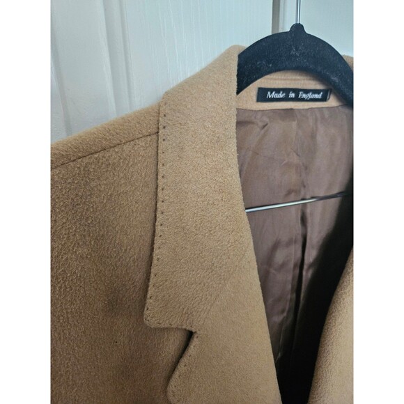 Vintage Austin Arnold of England wool cashmere camel maxi coat XL XXL 2X - Picture 7 of 12